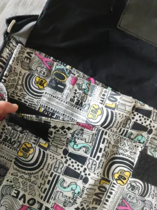 Mochila portátil multicolor