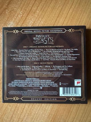 Banda Sonora Animales Fantásticos CD