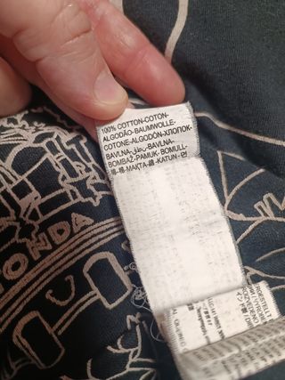 Camiseta Desigual Negra Barcelona Talla S