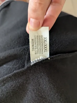 Chaqueta chándal negra