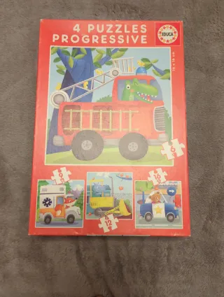 4 Puzzles Educativos Educa infantil