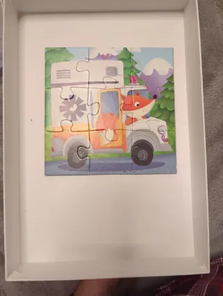 4 Puzzles Educativos Educa infantil