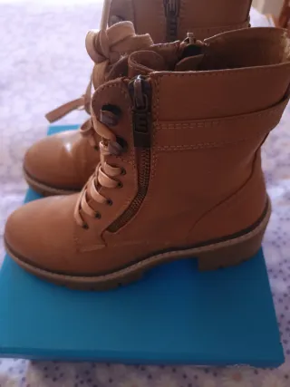 Botas Munstang Beige/Marrón