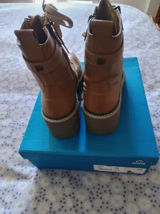 Botas Munstang Beige/Marrón