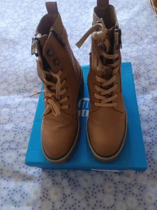 Botas Munstang Beige/Marrón