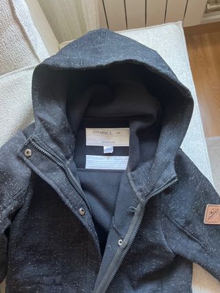 Abrigo O'Neill Adventure Negro/Gris Mujer