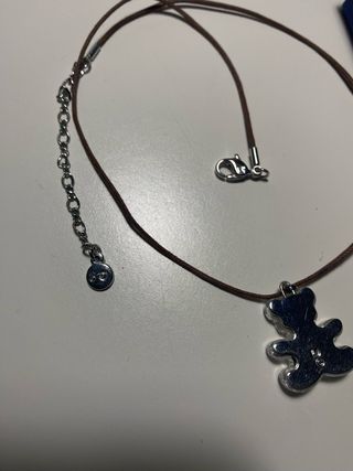 Collar Swarovski Oso Cristal Multicolor