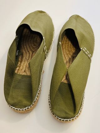 Alpargatas Ibiza Verdes Talla 33 Nuevas