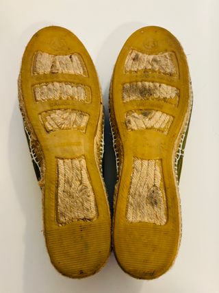 Alpargatas Ibiza Verdes Talla 33 Nuevas