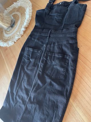 Mono tejano negro vestido