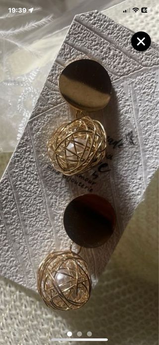 Pendientes nacimiento con Perlas