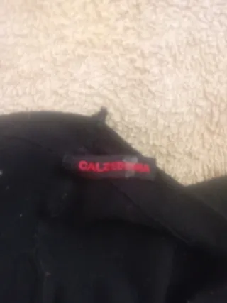 Medias Calzedonia Negras Talla S tupidas