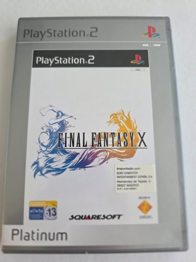 Final Fantasy X PS2 Platinum PAL