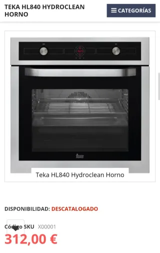 Horno Teka Integrado