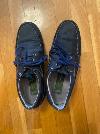 Zapatos náuticos hombre Nautic Moc azul
