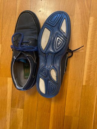 Zapatos náuticos hombre Nautic Moc azul