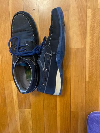 Zapatos náuticos hombre Nautic Moc azul