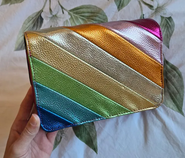 Bolso metalizado multicolor