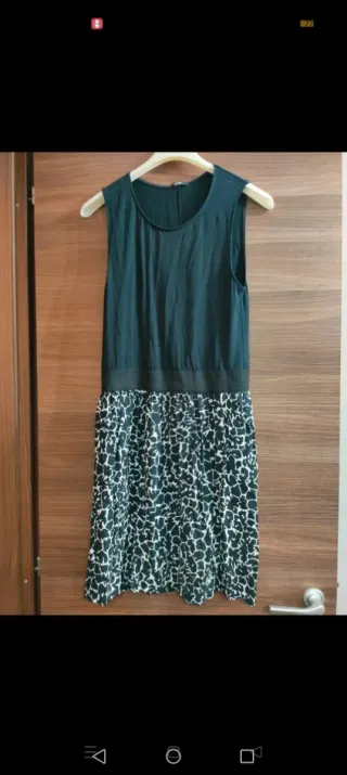 Vestito fantasia bianco e nero