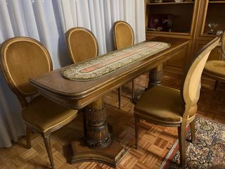 Mesa Comedor Clásica + 6 Sillas 300€ URGENTE 2dias