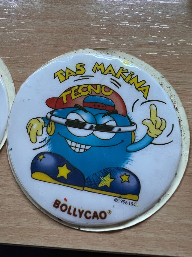 Pegatina Bollycao Tecno Tas Makina 1996