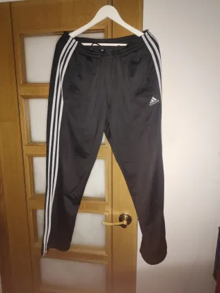 Pantalón Adidas Negro 3 Rayas