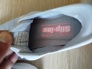 Tenis Skechers Goga Mat Gris y Rosa 38