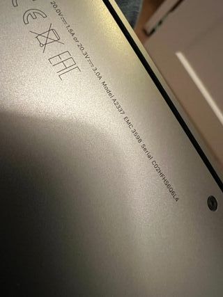 MacBook M1 Air 13 Plata - Teclado inglés