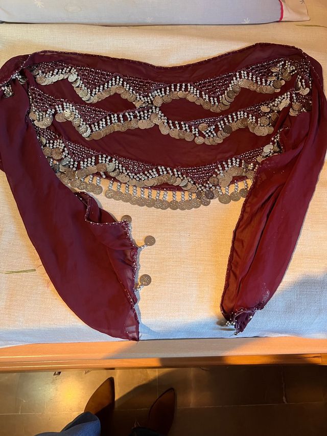 Pañuelo Danza Vientre con Monedas