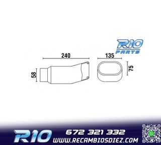 COLA ESCAPE DTM ACERO INOX