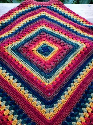 Cárdigan tejido multicolor talla única