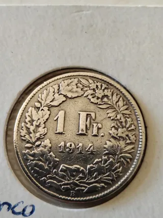 1 Franco Suiza 1914