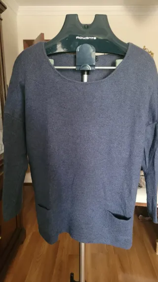 Jersey Cortefiel Gris Talla M