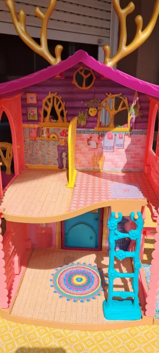 Casa de muñecas Enchantimals ciervo como nuevo