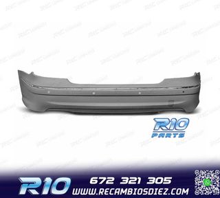 PARAGOLPES TRASERO PARA MERCEDES W211 02-06 LOOK AMG PDC