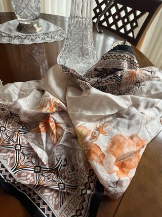 El Corte Inglés foulard seda estampado