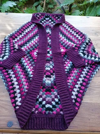 Cárdigan de punto estilo granny