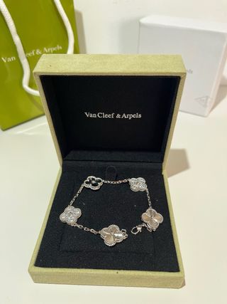 Pulsera Cleef & Arpels Trébol Plata