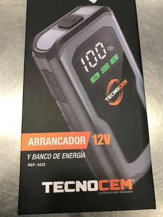 Arrancador y banco de energía 12V