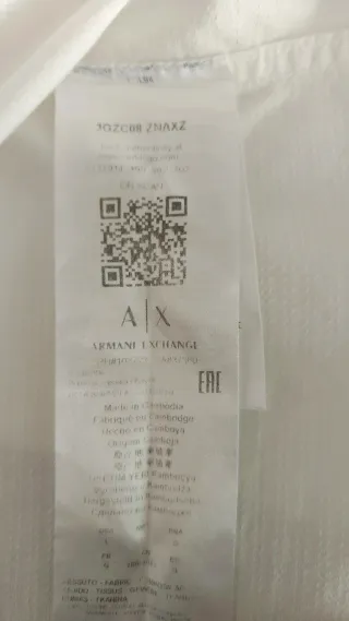 Camicia Armani Exchange mezza manica taglia L.