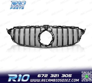 PARRILLA MERCEDES W205 18-21 LOOK SPORT NEGRO BRILLO