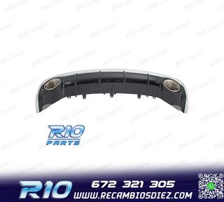 DIFUSOR AUDI A6 4G 15-18 LOOK RS + COLAS ESCAPE