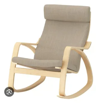 Sillón Mecedora Lactancia Crudo