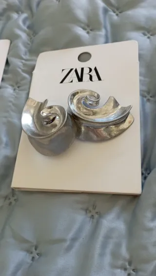 Pendientes Zara Plateados