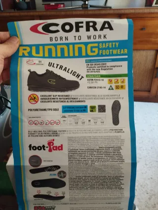 Zapatos de Seguridad Cofra S1 Negros