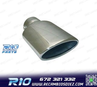 COLA ESCAPE TIPO CUPRA GRANDE ACERO INOX