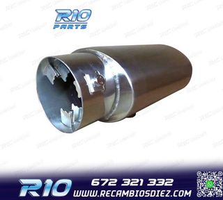 COLA ESCAPE TIPO CUPRA GRANDE ACERO INOX