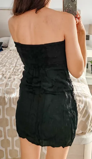 Vestido de fiesta negro talla M
