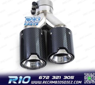 COLA ESCAPE DOBLE BMW M PERFORMANCE CARBONO CROMO DCH