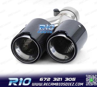 COLA ESCAPE DOBLE BMW M PERFORMANCE CARBONO CROMO DCH